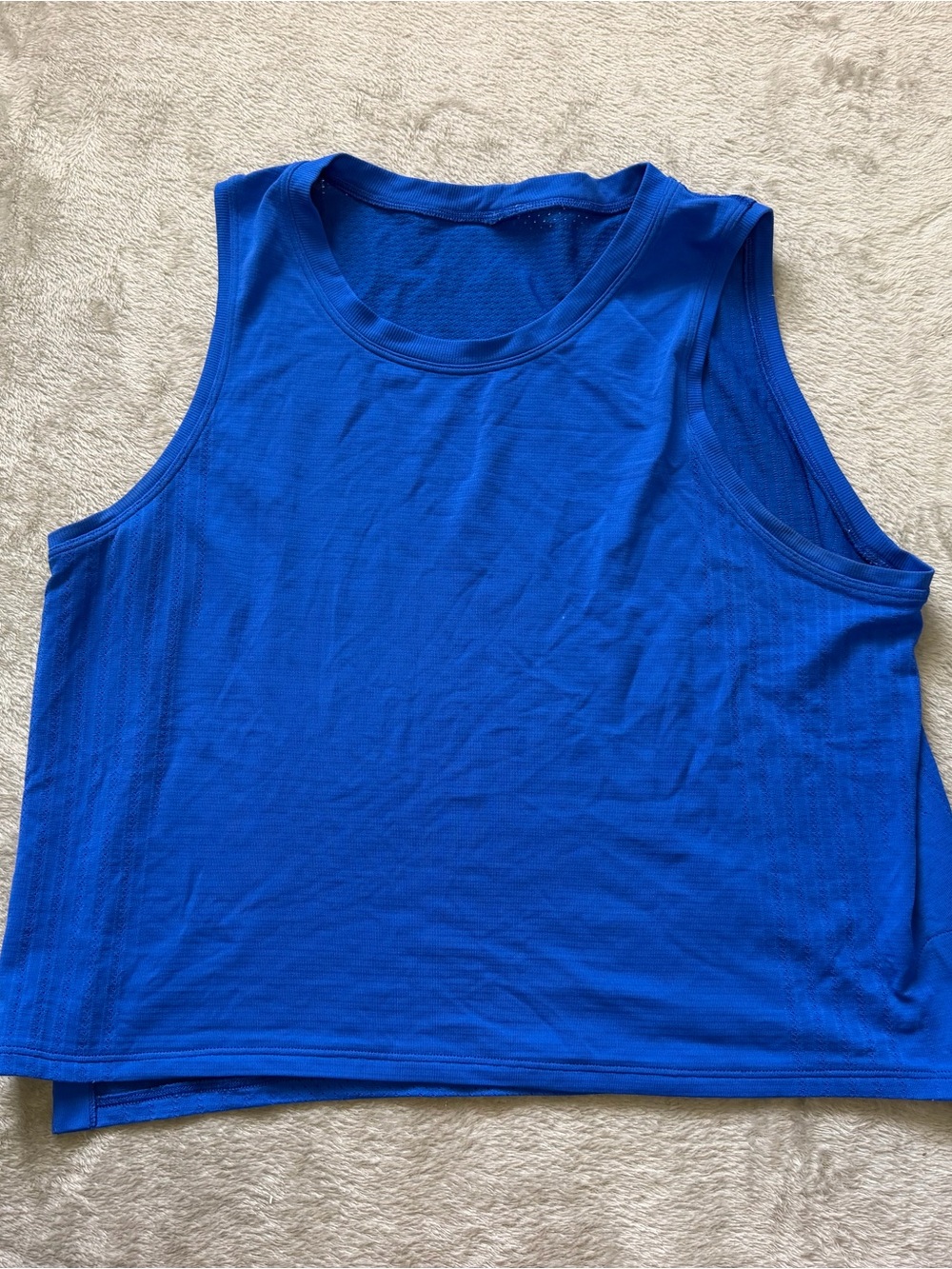 lululemon athletica Sleeveless Performance Tank in Royal Blue